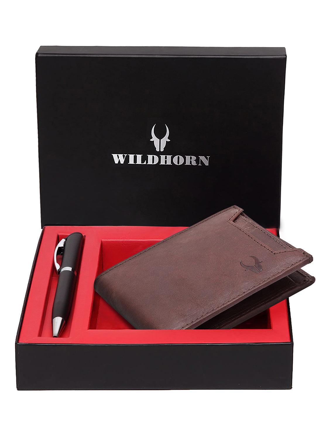 WildHorn RFID Protected Genuine Leather Wallet for Men