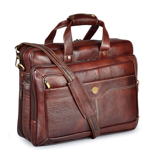 NEVADA  Leather Laptop Messenger Bag for Men