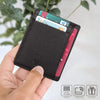 DALLAS RFID Protected Leather Card Holder for Men