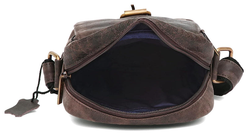 WILDHORN® Original Leather 9 inch Sling Bag for Men I Multipurpose Cro