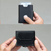 SEOL RFID Protected Unisex Carbon Fiber Leather Card Holder