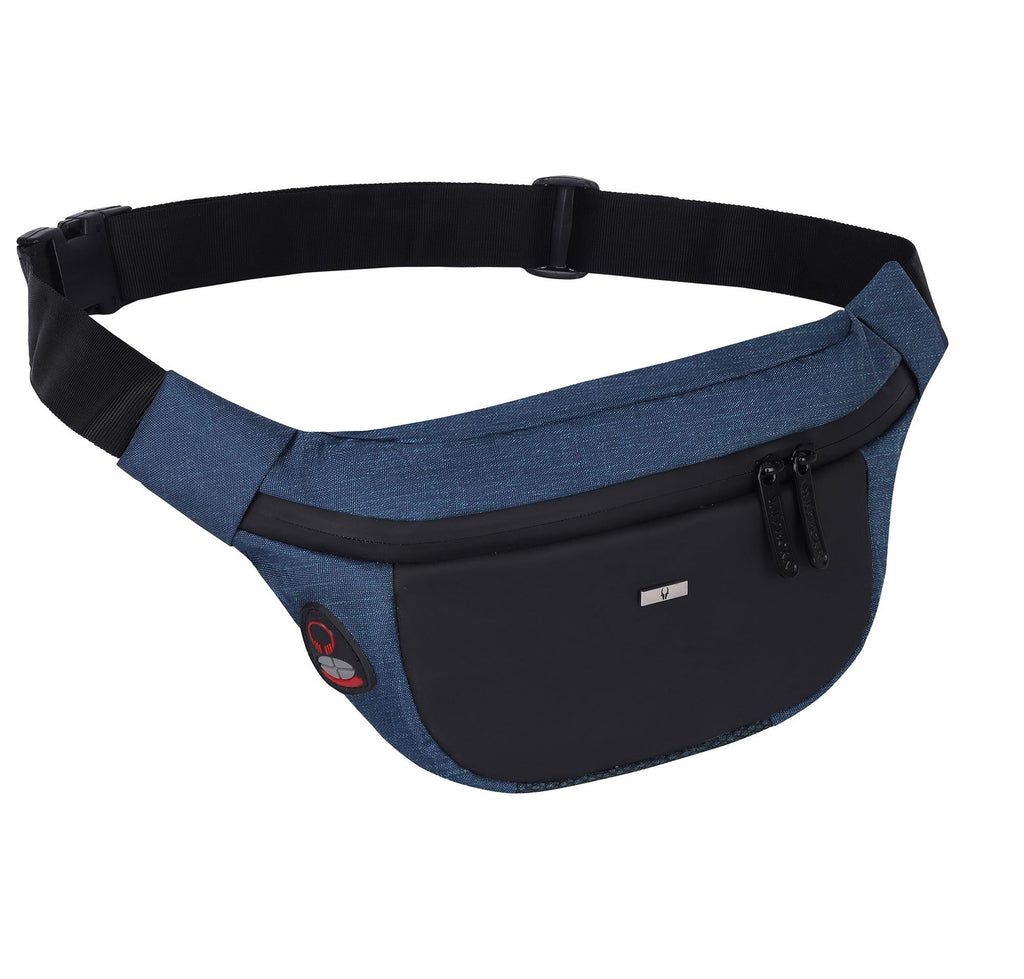 Large Waterproof Black Waist Bag Fanny Pack for Men Women Belt Bag Pouch  Hip Bum Bag Chest Bag with Adjustable Strap, Lightweight Fanny Pack for Gym  Fitness Workout Travel Work Commuting :