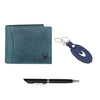 SANFORD Leather Wallet, Keychain & Pen Gift Hamper for Men