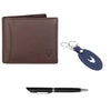 SANFORD Leather Wallet, Keychain & Pen Gift Hamper for Men