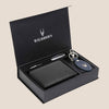 SANFORD Leather Wallet, Keychain & Pen Gift Hamper for Men