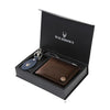 COSTA MESSA Leather Wallet, Keychain & Pen Gift Hamper for Men