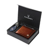 COSTA MESSA Leather Wallet, Keychain & Pen Gift Hamper for Men