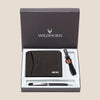 CORDOVA Leather Wallet, Keychain & Pen Gift Hamper for Men