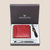 CORDOVA Leather Wallet, Keychain & Pen Gift Hamper for Men