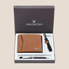 CORDOVA Leather Wallet, Keychain & Pen Gift Hamper for Men