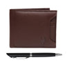 MACON Leather Wallet & Pen Gift Hamper for Men