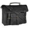 BYRON BAY Leather Laptop Messenger Bag for Men