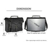 BYRON BAY Leather Laptop Messenger Bag for Men