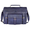 BYRON BAY Leather Laptop Messenger Bag for Men