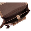 BYRON BAY Leather Laptop Messenger Bag for Men