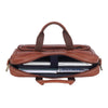 ROXTON Leather Laptop Messenger Bag for Men