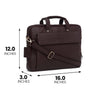 BRISBANE Leather Laptop Messenger Bag for Men