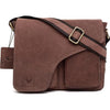 CAISTOR Leather Messenger Bag for Men