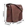 CAISTOR Leather Messenger Bag for Men