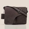 CAISTOR Leather Messenger Bag for Men