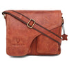 CAISTOR Leather Messenger Bag for Men