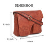 CAISTOR Leather Messenger Bag for Men