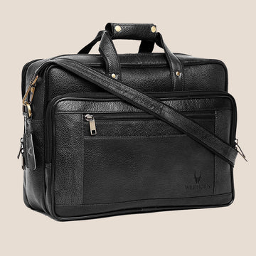 ALFORD Leather Laptop Messenger Bag for Men