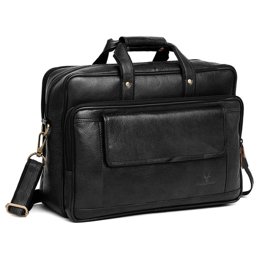 BRADFORD Leather Laptop Messenger Bag for Men