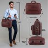 BRADFORD Leather Laptop Messenger Bag for Men