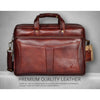 ANDREW Leather Laptop Messenger Bag for Men