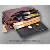 ANDREW Leather Laptop Messenger Bag for Men