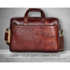 ANDREW Leather Laptop Messenger Bag for Men