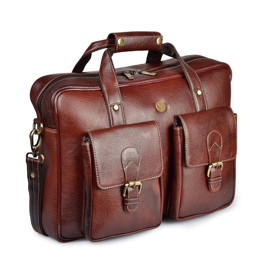 MARYLAND Leather Laptop Messenger Bag for Men