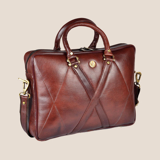 KENAI Leather Laptop Messenger Bag for Men