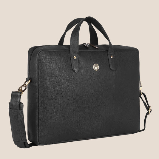 EVANDER Leather Laptop Messenger Bag for Men