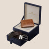 NOGALES Leather Wallet & Belt Gift Hamper for Men