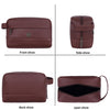 BONAVISTA Leather Toiletry Bag For Men & Women