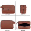 BONAVISTA Leather Toiletry Bag For Men & Women