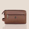 HAVELOCK Leather Toiletry Bag For Men & Women