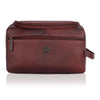 DELTA Leather Toiletry Bag For Men & Women