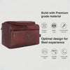 DELTA Leather Toiletry Bag For Men & Women