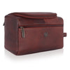 DELTA Leather Toiletry Bag For Men & Women