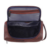 DELTA Leather Toiletry Bag For Men & Women