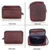 DELTA Leather Toiletry Bag For Men & Women