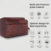 DELTA Leather Toiletry Bag For Men & Women