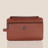 DELTA Leather Toiletry Bag For Men & Women