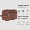 DELTA Leather Toiletry Bag For Men & Women