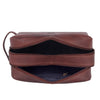 BRANDON Leather Toiletry Bag For Men & Women