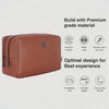 BRANDON Leather Toiletry Bag For Men & Women