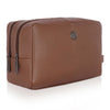 BRANDON Leather Toiletry Bag For Men & Women